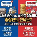 중장년층의 세금 부담과 자산 증식 딜레마: 우리는 왜 정치적 선택을 고민하는가?